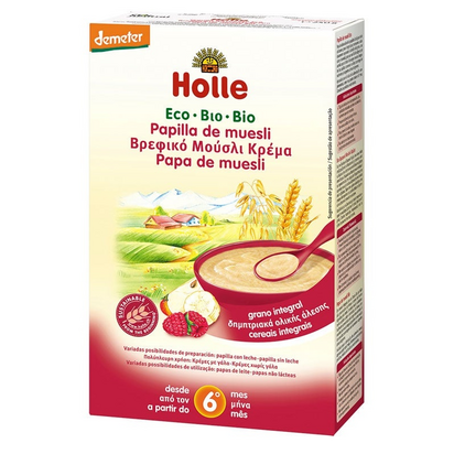 Holle demeter Papa Infantil de Muesli BIO +6m 250gr